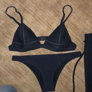 Navy triangl bikini
